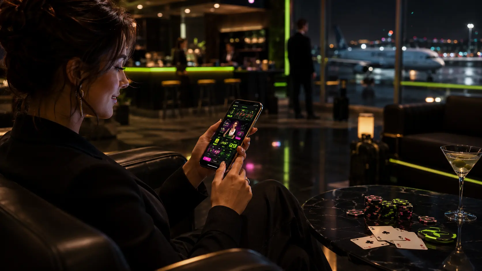 Mobile casino on a smartphone